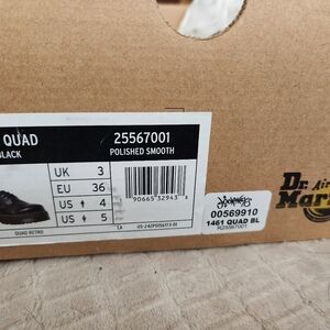 Dr. Martens Black Quad 1461 Shoes